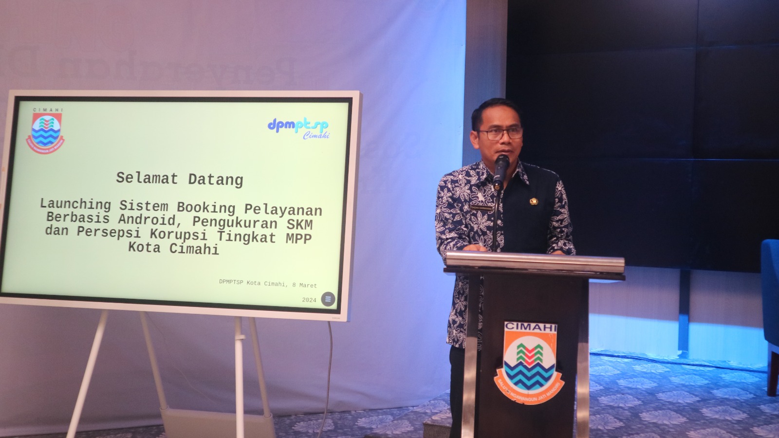 Launching Aplikasi Booking Pendaftaran Pelayanan MPP Cimahi